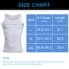 Mens Compression Shirt to Hide Gynecomastia Moobs Slimming Body Shaper Vest