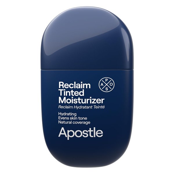 APOSTLE Reclaim Tinted Moisturizer for Men (11 Mobay) - Niacinamide, Vitamin E, Squalane, Hyaluronic Acid, Tinted Face Moisturizer For Men. Hydrates, Evens Skin Tone, Reduces Fine Lines, 1 Fl. Oz.