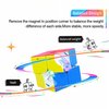 Bokefenuo GAN251 M Pro 2x2 Magnetic Speed Puzzle Cube Stickerless Gan 251 M Pro 2x2x2 Cube 63 Magnets Toys fro Kids Frosted Surface