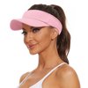 Pink Visor Sun Hat Sun Visors UV Protection Pink Accessories for Women Summer Beach Hat Pink Gift Hat Pink Hat