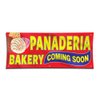 PANADERIA Bakery Coming Soon Banner (2ft X 5ft) Sign Colorful Vinyl Display Wall Poster Anuncio Tienda Conchas