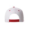 Classic Flat Bill Visor Snapback Hat Custom Color Player Team Numbers, Number 23 Red, White Red Hat