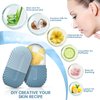 Aquuaera Ice Face Roller, Ice Cube Roller for Face，Facial Beauty Ice Roller Skin Care Tools,De-Puff Eye Bags, Reduce Migraine Pain（Blue）