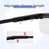 HPYNPES Safety GlassesClear Anti-Fog Goggles Over-Spec Glasses Protective Eye Wear Industrial Approved Wide-Vision（4 PACK）
