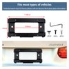 Augeny Car License Plate Frame, Rustproof Car License Plate Frame with Screws and Wrench, Front and Back License Plate Protector for Series 3, 5, 7 and X1, X3, X4, X5, X6