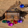 XIJUAN Diving gem Pool Toys,15 Big Colorful Diamond Big Treasure Chest Summer Swimming gems Pirate Diving Toy Set Underwater Swimming Toy Children's Game Gifts for Boys and Girls.