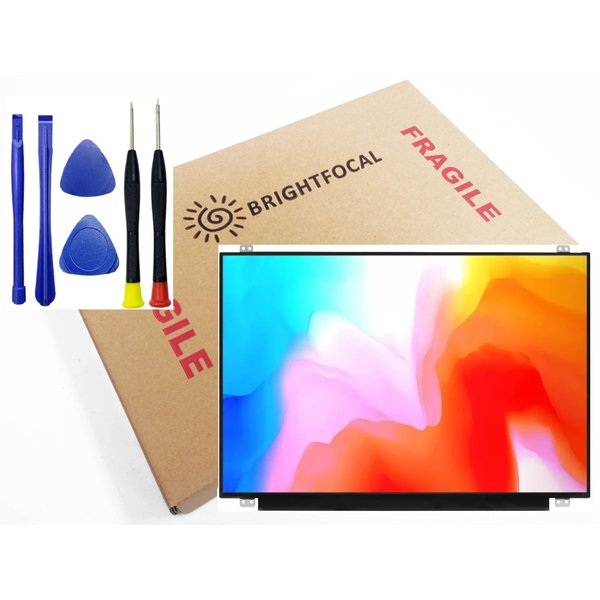 BRIGHTFOCAL New Screen Replacement for HP Chromebook 14-CA061DX LED LCD Touchscreen 14 HD 1366 x 768 OnCell Touch Slim LCD LED Display with Tool