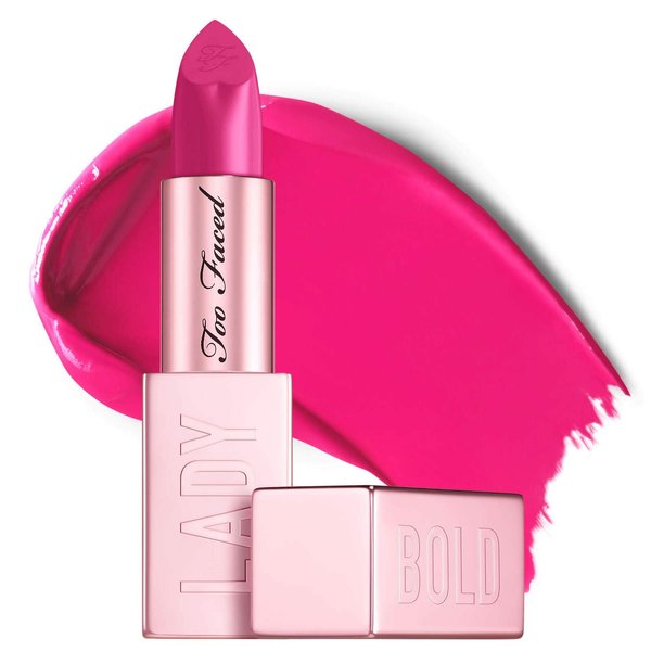 Too Faced Lady Bold Cream Lipstick, Power Move, 0.12 Ounce
