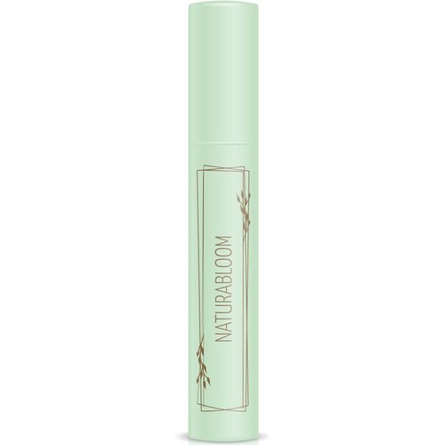 NATURABLOOM Natural Vegan Black Mascara With Jojoba - Extra Volume and Length For Stunning Lashes - Hypoallergenic, Smudge-proof & Long-lasting mascara - Organic, Cruelty-Free - Made in Italy 9.5ml