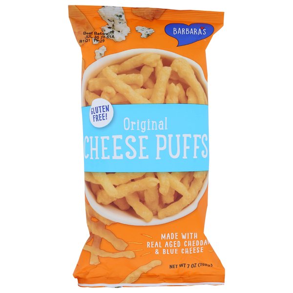 Barbara's Bakery, Original Cheese Puffs, 7 oz