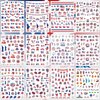 winthrop 12 Sheets 4th of July Independence Day Nail Art Stickers, Memorial Day 3D Patriotic American Flag Design Self-Adhesive Nail Art Decals, DIY Manicure Decoration Supplies Accessories Women