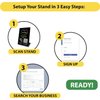 TapFive Google Review Stand compatible with Google Reviews - Tap for Instant Reviews - All Phones Compatible - Reusable Smart Tap NFC & QR - Boost Business Reviews - Zappy Fast (Black, 10-Pack)