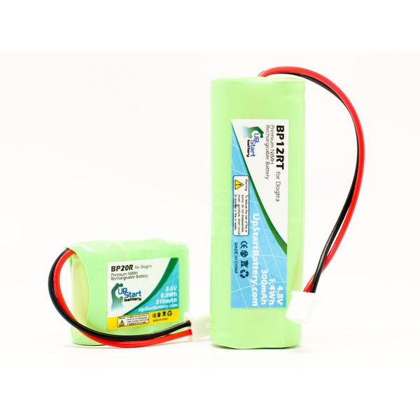 Dog Training Collar Battery Replacement for Dogtra BP12RT and BP20R - Dogtra 300M Transmitter and Receiver Battery