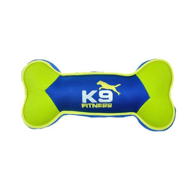 ZEUS K9 Fitness Dog Toys by ZEUS Tough Nylon Bone, Tough Rope Handle & Nylon Construction Built for Chewers (Color May Vary)