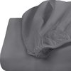 Utopia Bedding Twin Fitted Sheet - Bottom Sheet - Deep Pocket - Soft Microfiber - Shrinkage and Fade Resistant - Easy Care -1 Fitted Sheet Only (Grey)