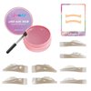 Libeauty Eyelash Lift Rods, 12Piece Lash Glue Wax for Eyelash Perm with Reusable Lash Lift Ribbon Salon Grade Liquid Silicone Eyelash Curler Tools