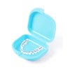 JMU Retainer Case with Vent Holes, 4 Pack Orthodontic Mouth Guard Cases Denture Case
