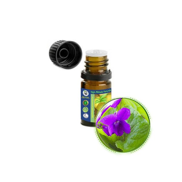 5ml (1/6oz) Violet Flower Absolute Essential Oil (Viola odorata) - 100% Pure Undiluted Uncut