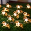 JASHIKA Horse Fairy String Lights Cute Pony Decorative Lights 20 LEDs Night Light 8.5ft Battery Operated with Remote for Bedroom Farmhouse Home Holiday Thanksgiving Decoration