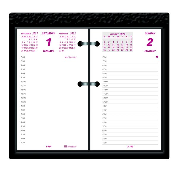 Brownline 2022 Daily Desk Calendar Refill, 12 Months, January to December, 6" x 3.5" (C2R-22)