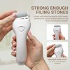 SoleLux Electric Callus Remover for Foot, Electric Foot Scrubber Dead Skin Remover for Foot Care with 3 Rollers, Waterproof 60mAh Rechargeable Foot Callus Remover for Hard Cracked Dry Dead Skin