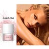 Yeweian Body Glitter, Face Highlighter Makeup, Face Body Shimmer Glow Illuminator, Bronzer Shine Shimmer Foundation Blush, Lip Eye Hair Body Glitter Powder Makeup (02Light pink)