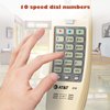 AT&T TRIMLINE 210 Corded Home Phone, No AC Power Required, Improved Easy-Wall-Mount, Lighted Big Button Keypad, 13 SpeedDial Keys, Last Number Redial, Mute, Flash, Volume Control, Beige