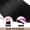 Raw Straight Human Hair Bundles 16A Raw Hair Bundles Human Hair 24 Inch 100% Tangle-Free Cambodian Raw Remy Hair Bundles Human Hair Raw Straight Bundles Human Hair Extensions