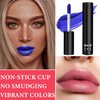 WENJLYJ Peel Off Lip Stain Lip Tint,Tattoo Magic Color Lip Gloss,Waterproof Long Lasting Non Stick Cup Tear Off Liquid Lipstick Non Smudging Matte Pigmented Lip Gloss for Women Girls（01）