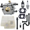 FitBest Carburetor with Air Filter Tune Up Kit for Stihl 024 026 MS240 MS260 Walbro WT-194 Chainsaws