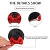 CÉLLOT 6PCS Sequin Mouse Ears Hair Clips - Glitter Hair Bows Cute Mice Ears Hair Clips Barrettes for Women Girls Hair Accessories for Costume Party Favor Halloween Christmas Decoration