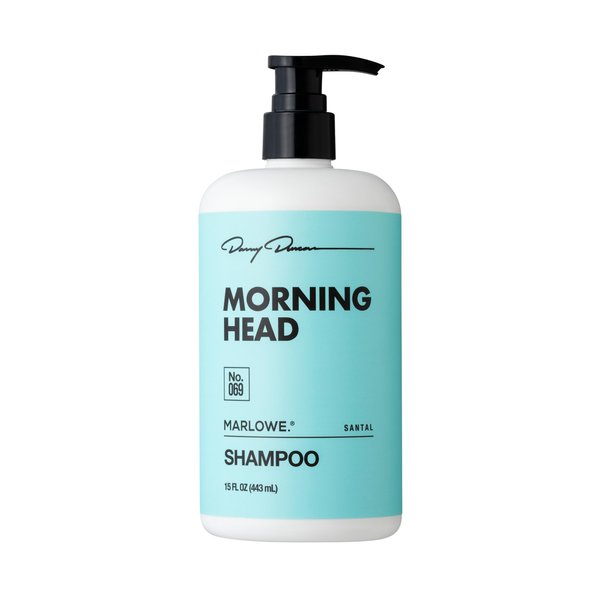 MARLOWE. x Danny Duncan No. 069 Morning Head Shampoo 15 Fl Oz, Mens Shampoo with Argan Oil & Coconut Oil, Invigorates & Refreshes Hair, Santal Scent