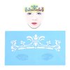 Salmue Face Painting Stencils, Face Paint Stencils for Kids and Adults, 7pcs/Set Reusable Tattoo Stencils Glitter Temporary Tattoos Templates Body Painting Facial Makeup Tattoo Design Tools