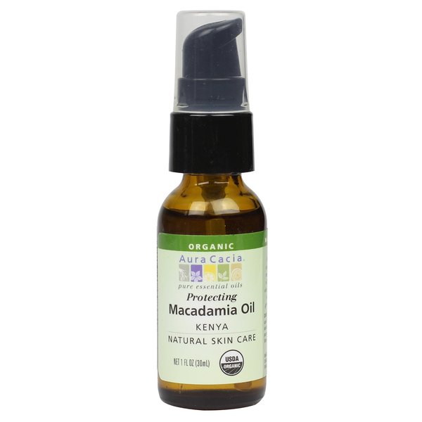 Aura Cacia Organic Skin Care, Protecting Macadamia Oil, 1 Fluid Ounce
