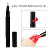 Beaupretty 4pcs Empty Nail Oil Pen Twist Pens Lip Gloss Brush Cosmetic Container Applicators Eyelash Growth Liquid Tube 3ml