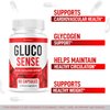 (2 Pack) GlucoSense – Official GlucoSense Capsules, Glucosense Pills Support Advanced Blood Formula Supplement, All Natural Premium Health & Wellness - Maximum Strength, 120 Capsules for 2 Months
