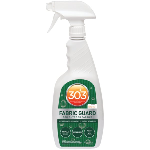 303 Products Fabric Guard - Restores Water and Stain Repellency To Factory New Levels, Simple and Easy To Use, Manufacturer Recommended, Safe For All Fabrics, 32oz (30606CSR) Packaging May Vary