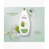 Unilever Dove Care By Nature Awakening Shower Gel, Body wash with Green Tea and Flowers Extract, Natural Origin Ingredients, Clean, Soften, Hydrate Skin, Plant-Based Moisturizers 400ml (13.5 fl oz)