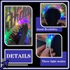 RENEMEGO Happy 40th Birthday Headband - Handmade LED Glowing Laser Light Up Birthday Crown Flashing 40 Years Old Bday Tiara Hair Accessories for Women Party Favors Gifts Photo Prop Decorations