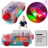 Tipmant Electric Car Toy Electronic Off Road Vehicle Auto Driving, Transparent Gears, Music, Lights, Baby Toddler Kids Birthday Gifts