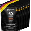 Precision Fuel PF 60 Carb & Electrolyte Drink Mix Powder for Hydration & Energy - Endurance Sports Nutrition, Vegan, Hypotonic - 60g Carb, 1000mg Sodium per Litre - Mild Citrus Flavor, 5-pack