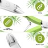 TEAORB Cuticle Trimmer, Professional Nail Cuticle Cutter, Stainless Steel Cuticle Remover Nippers with Non-Slip silicone handle, Manicure Tools for Nail Care，Cuticle Clipper for nails Dead Skin.
