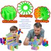 KAKATIMES STEM Building Blocks Toys for Kids – Educational and Safe Gear Interlocking Construction Playset – Develop Creativity and Problem-Solving Skills