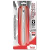Pentel EnerGel Alloy RT Gel Pen, Medium Metal Tip, Silver Barrel, Black Ink, 1 Each (BL407BP)