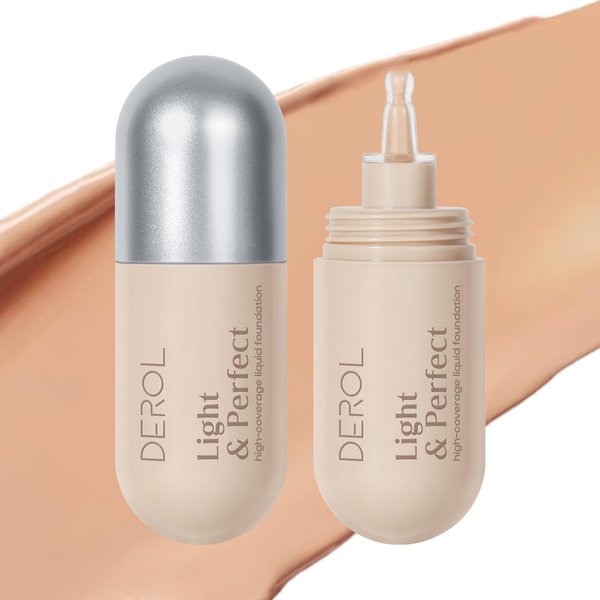 Halo east Small Milk Bottle Foundation Cream - Lightweight, Sheer, Hydrating, Concealing, Contouring and Sunscreen BB Cream (03#WHEATEN)