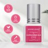 Lash Extension Glue Sensitive Lash Glue for Eyelash Extensions Cluster Eyelash Glue, Eyelash Glue Individual Lash Adhesive, DIY Lash Extension Glue for Self Application, Clear 5ml