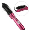 Curling Iron Brush, Hair Curler Hot Brush Professional Anti-Scald Instant Heat Up Curling Wands Suitable Heated Styler Brush for Long/Short Hair (US Plug（110-240V）)