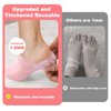 Vodolo 6 Pairs Silicone Socks for Dry Cracked Feet Women,New Upgrade Thickened Moisturizing Foot Mask Exfoliating Silicone Socks,Spa Gel Moisturizer Socks Foot Care After Pedicure
