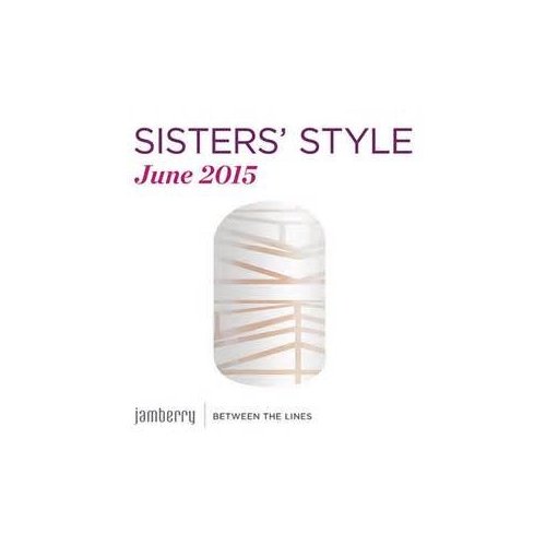 Jamberry Nail Wraps: Between The Lines RETIRED (FULL SHEET)