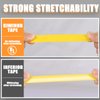 KIWIHUB Yellow Electrical Tape, UL Approved, Industrial Grade Vinyl Electrical Insulating Tape, Electric Tape for Improvement Electrical Equipment, 0.7in X 33ft(6 Pack)